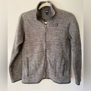 Patagonia Boys Youth Better Sweater Gray XL 14